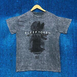 Sleep Token “Take Me Back to Eden” Rock Band Mineral Wash Graphic T-Shirt Size M